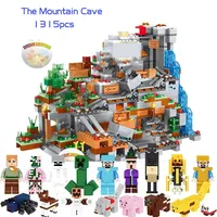 2688pcs Compatible21137mountain cave building block  Bricks Gift Toys for Children Kids,living room decoration,home accessories