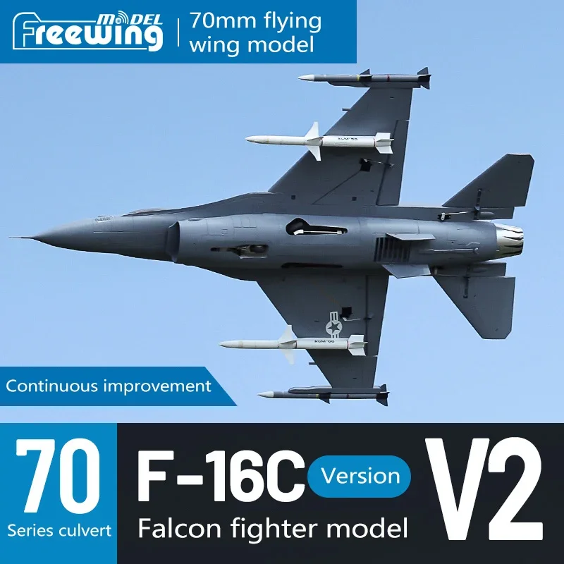 Il nuovo modello Freewing 70mm Duct F-16 è dipinto con \