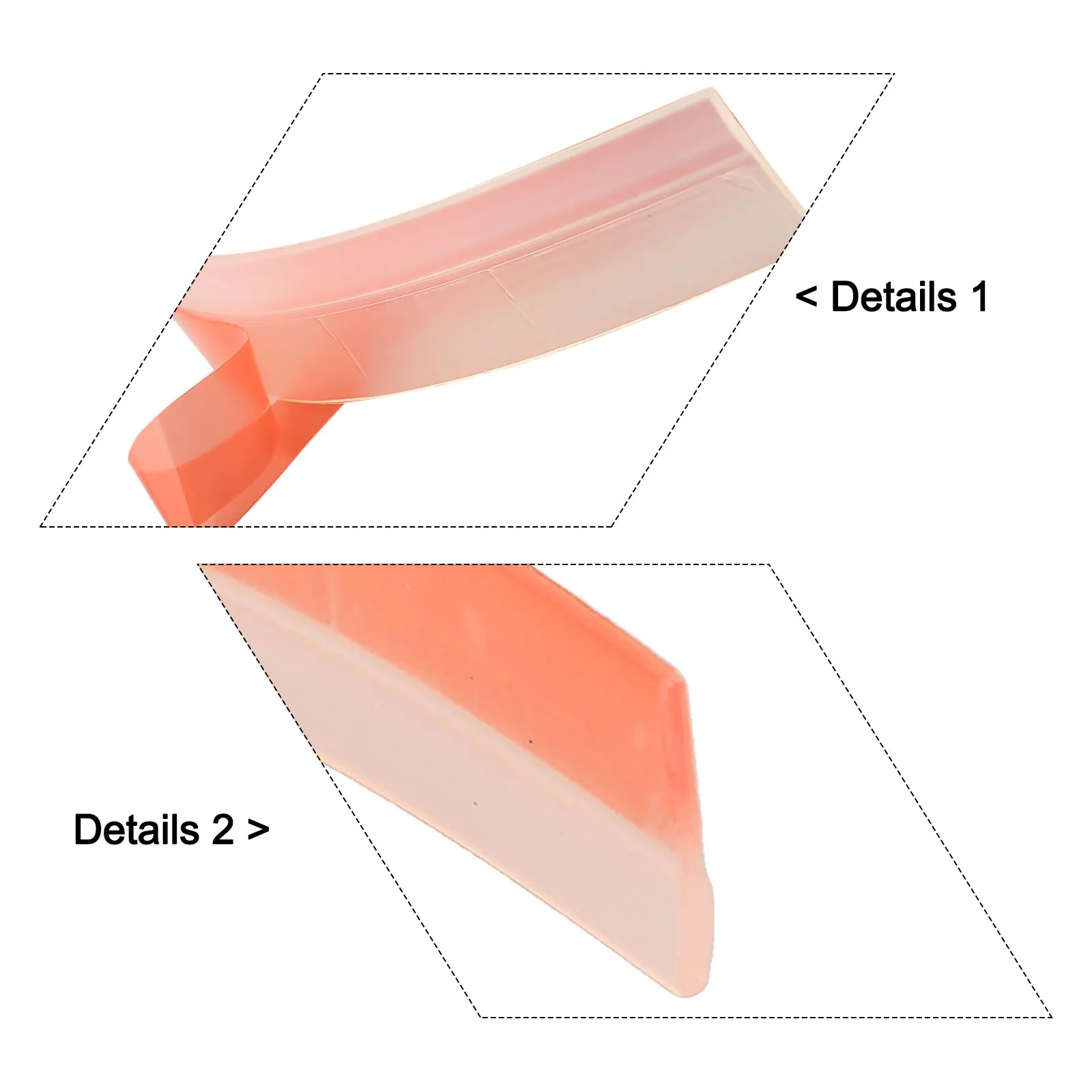 2pcs Replacement For Splinter Guards for SP5000 Track Saw Guide Rails Each Strip Measures 1 4 Meters in Length