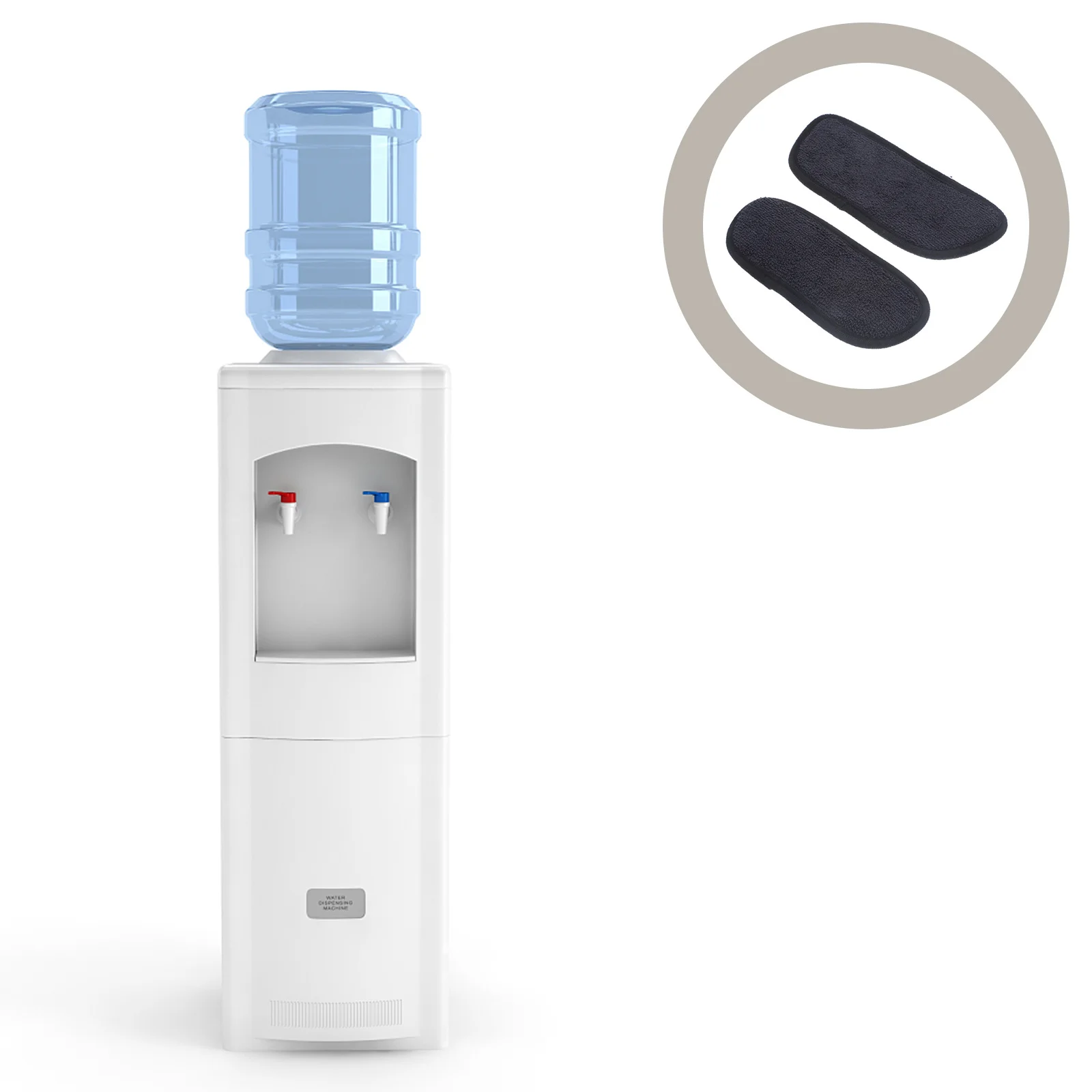 

2Pcs Water Absorbent Drip Mat for Refrigerator and Water Dispenser Premium Reusable Non-Slip Drip Catcher Pad Heat Resistant