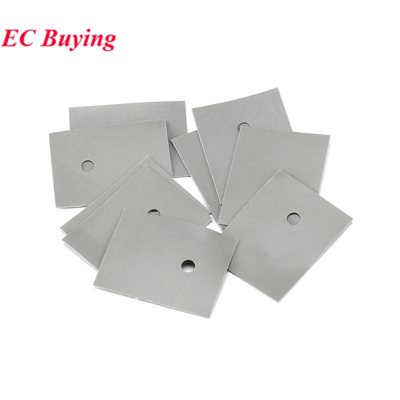 100Pcs/10pcs TO-3P Insulation Pad Isolated Silicone Pad Sheet Strip Heatsink Shim Film Transistor 25mm*20mm 25mmx20mm