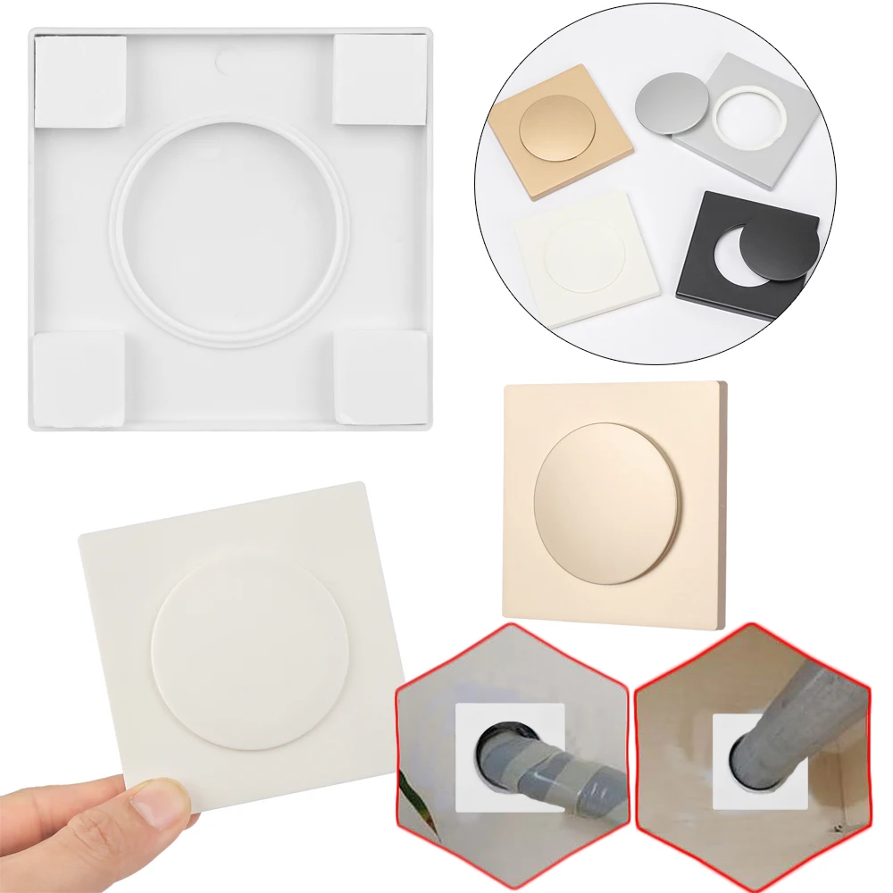 Useful Furniture Hardware Self-adhesive Decorative Reserved Hole Cover Protective Wall Wire Hole Covers Vents Decor Cap