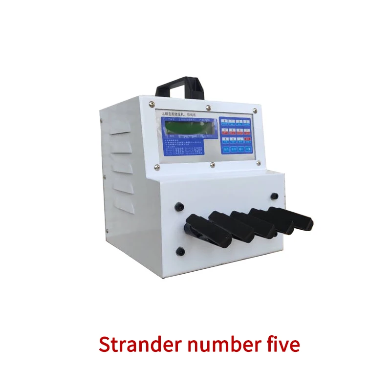 Semi-Automatic Stranding Machine Electric High Speed Winder Power Cord Electronic Wire USB Data Cable Computer Twisting Tools