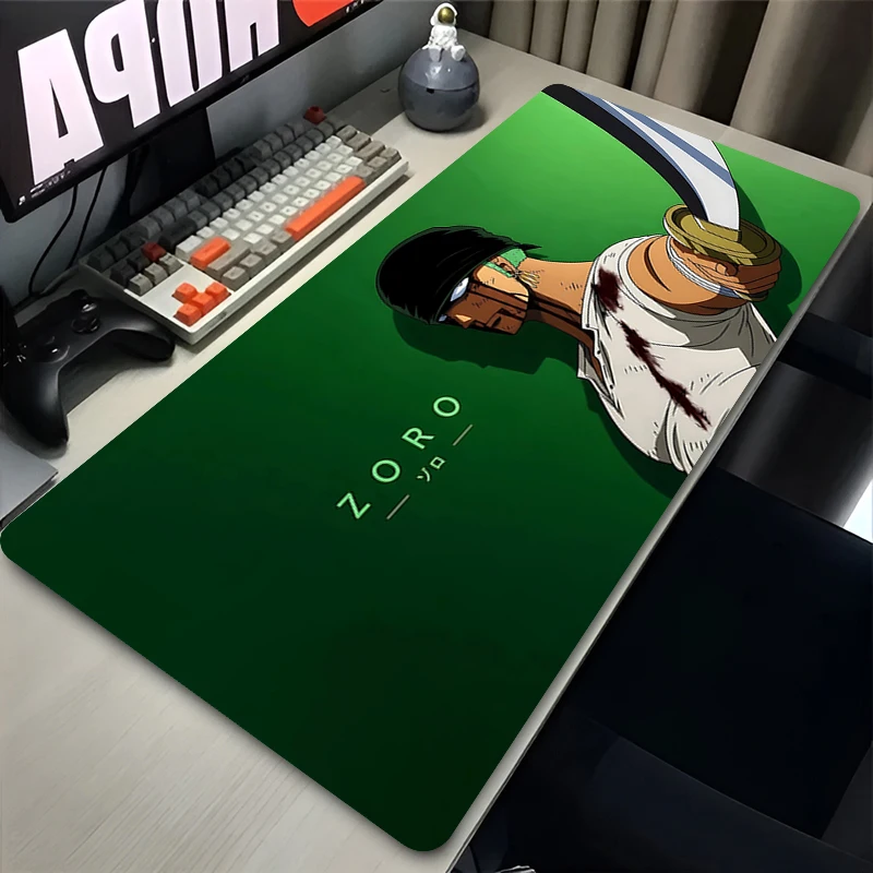 Mousepad Non-slip Gaming Accessories XXL Office Extend Rubber Deskmat Comic Style O-One Piece Anime Keyboard Large Mouse Pad