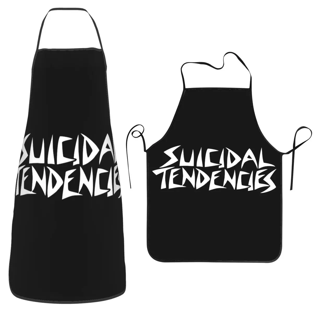 

Фартук для кухни и уборки с принтом группы Rock Music Suicidal Tendencies, водонепроницаемый, для мужчин и женщин, для поваров, для рисования