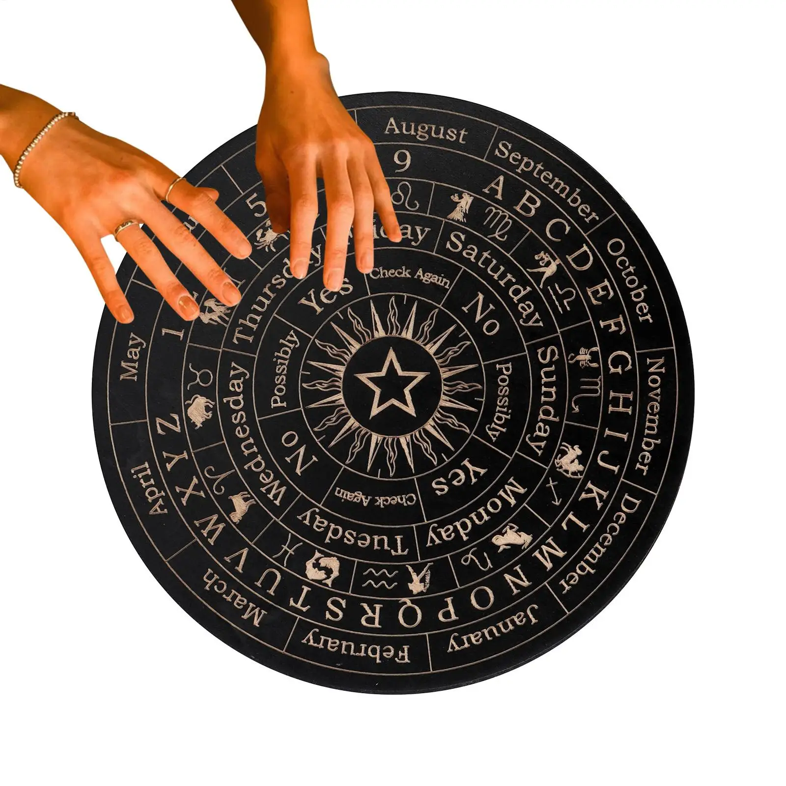 Spirit Board Divination Decision Maker Planchette Decorative Message Wooden Boards Ouija Board Game Fortune Telling Divination