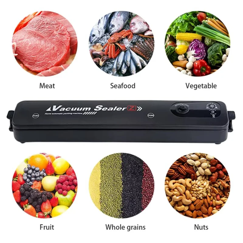 

【A87T】Electric Vacuum Sealing Machine Powerful Food Vacuum Sealer Machine,Compact Design,For Household Food Preservation