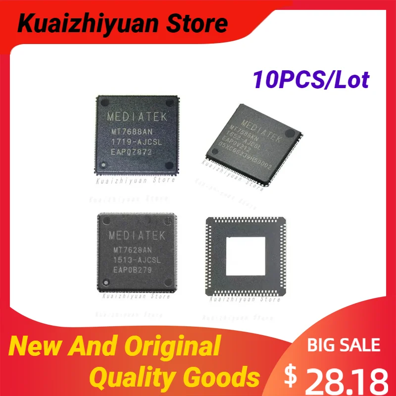 10PCS/Lot New And Original MT7628NN MT7688AN MT7628AN MT7628KN MT7686DN 802.11B/G/N/AC WI-FI  Quality Goods