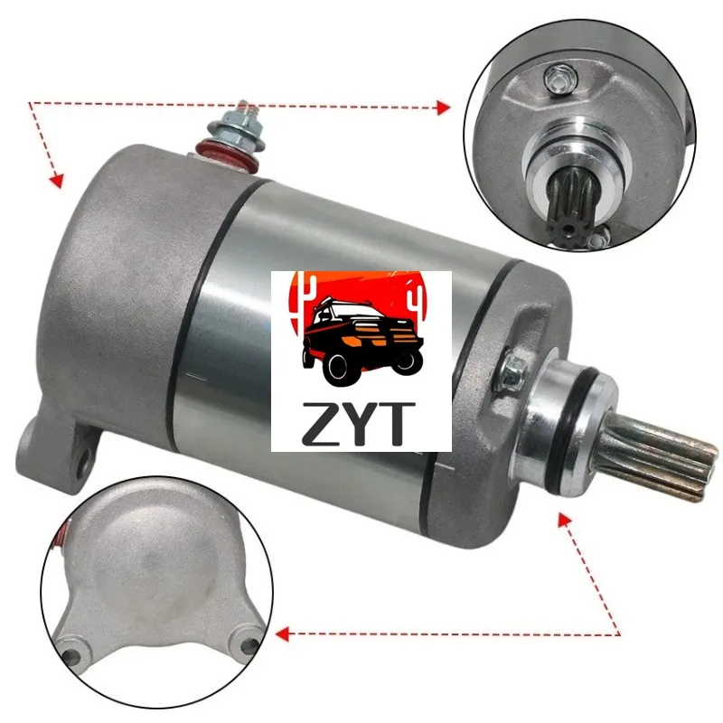 

9 teeth Starter Motor For Polaris Sportsman 400 4X4 2001-2005/ Sportsman 450 4X4 2006-07 3084981 3090188 18645