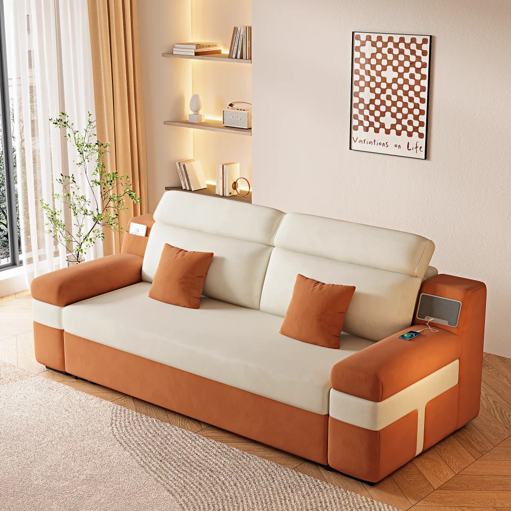 Sofa bed foldable convertible storage factory direct sales can be customized push-pull bed