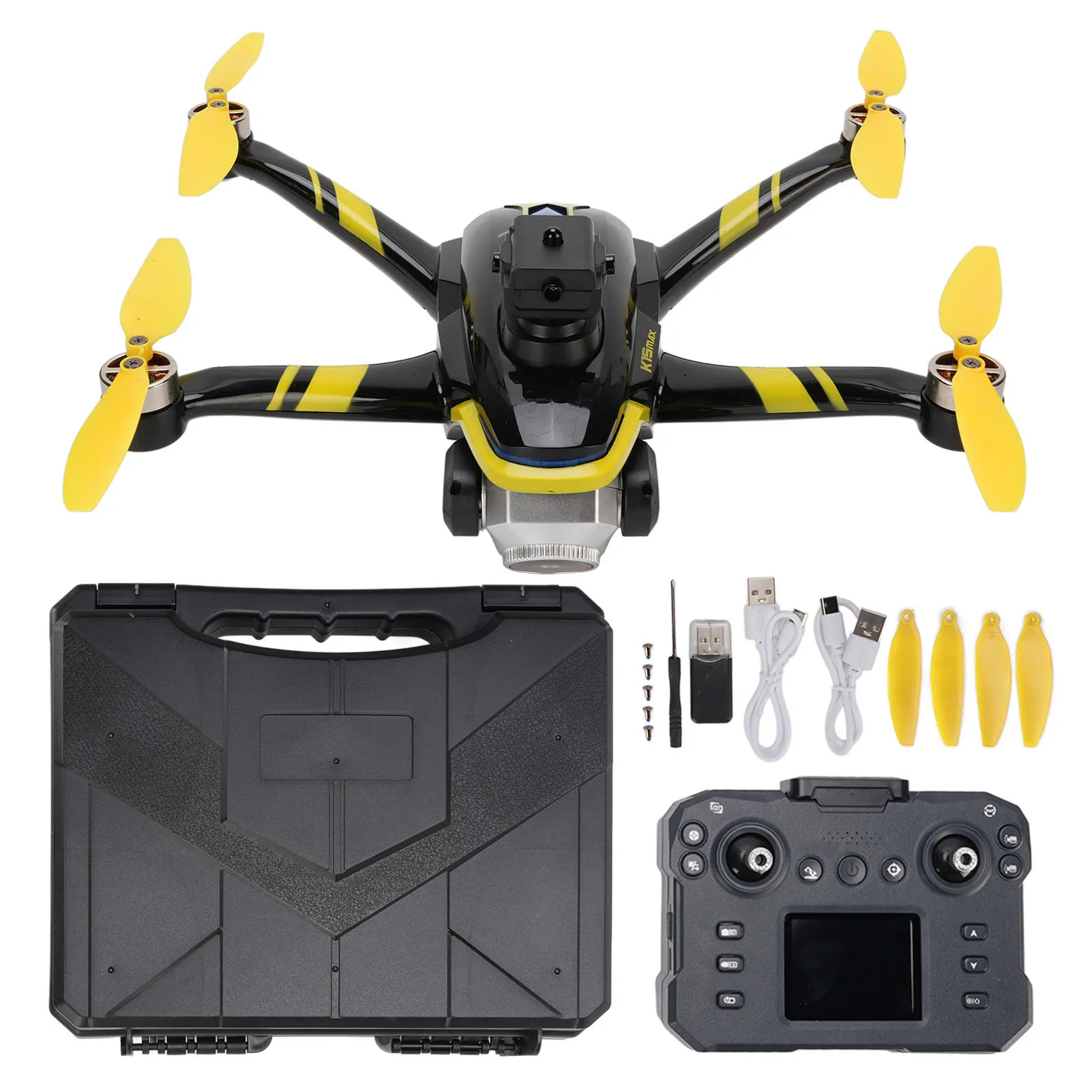 Remote Control Drone with Screen 4K High Definition Camera Smart Obstacle Avoidance Brushless Quadcopter for Aerial Photography