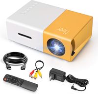 YG300 Mini Projector Portable Projector Wifi Smart 1280 720P Full HD Office Home Theater Video Mini Projector Mobile Projection