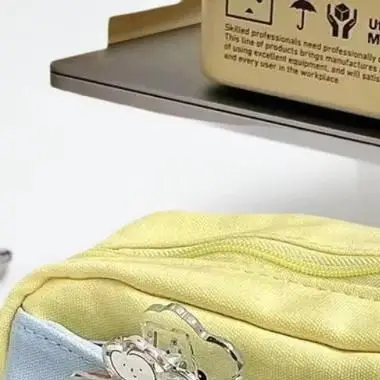 جرو طباعة سستة حقيبة أقلام رصاص متعددة الوظائف القرطاسية حالة لطيف حقيبة التخزين للطلاب اللوازم المدرسية سعة كبيرة #1