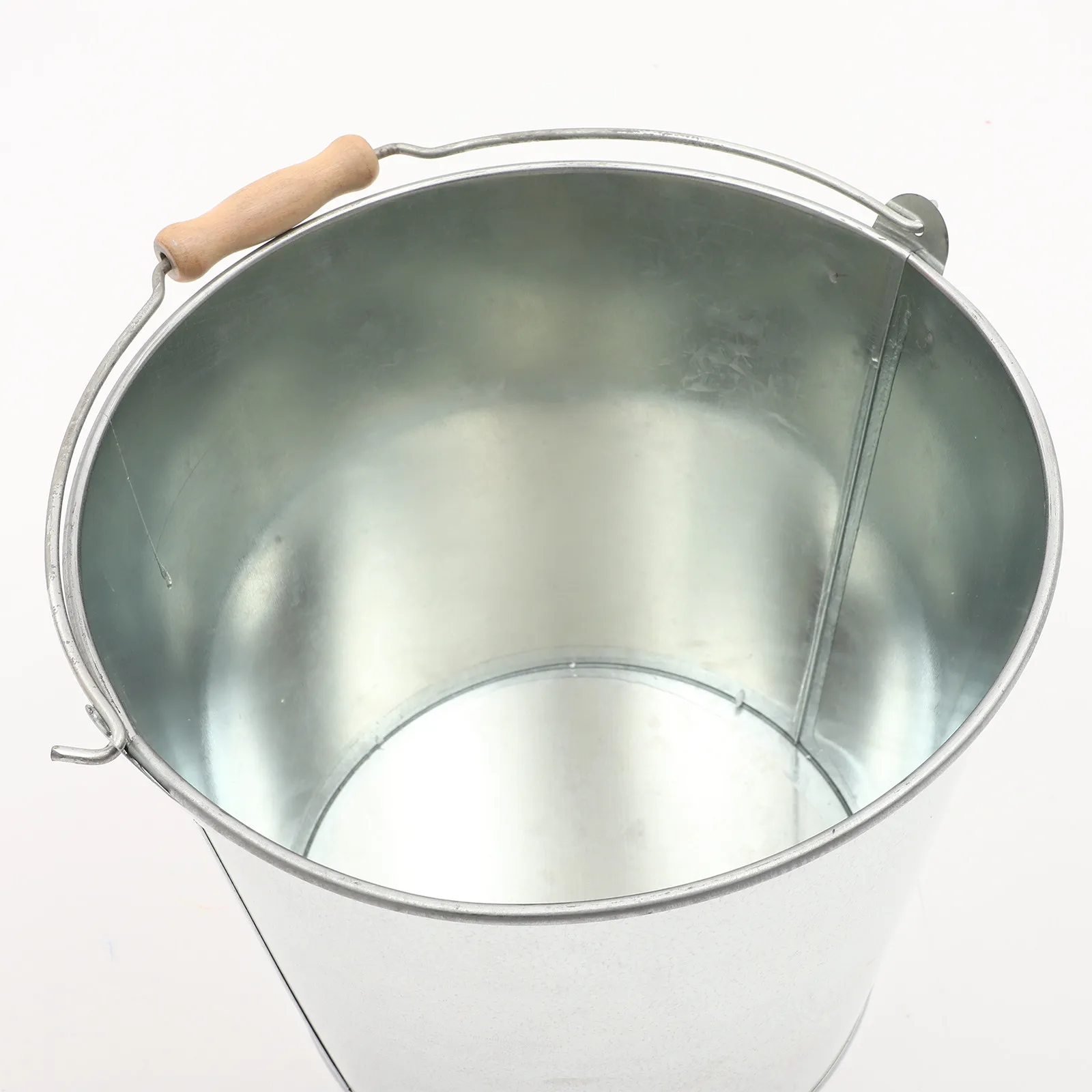 2Pcs Fire Pit Ash Buckets Large Capacity Iron Fireplace Ash Bucket Charcoal Holder Heat Resistant Metal Bucket for Fireplace