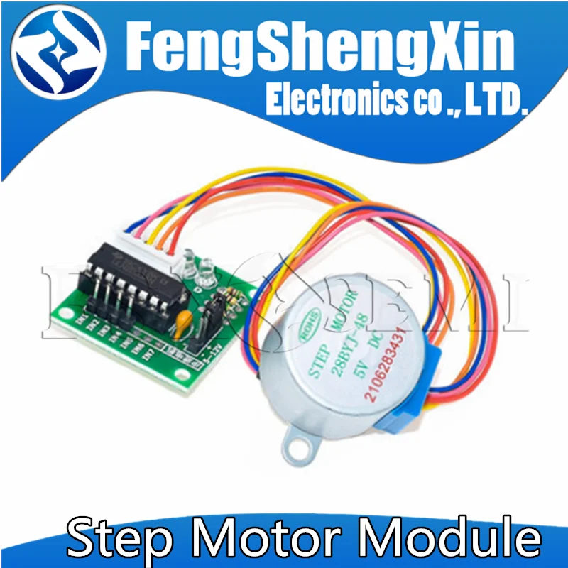 Motor paso a paso de reducción 28BYJ-48 DC, 5V, 12V, ULN2003, engranaje, 4 fases, para arduino