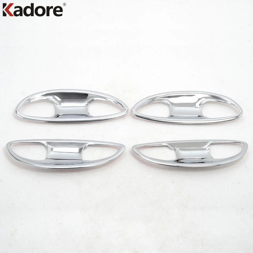 Chrome Side Door Handle Bowl Cover Trim Sticker Styling For Toyota Corolla (E170) 2014 2015 2016 2017 2018 Car Accessories