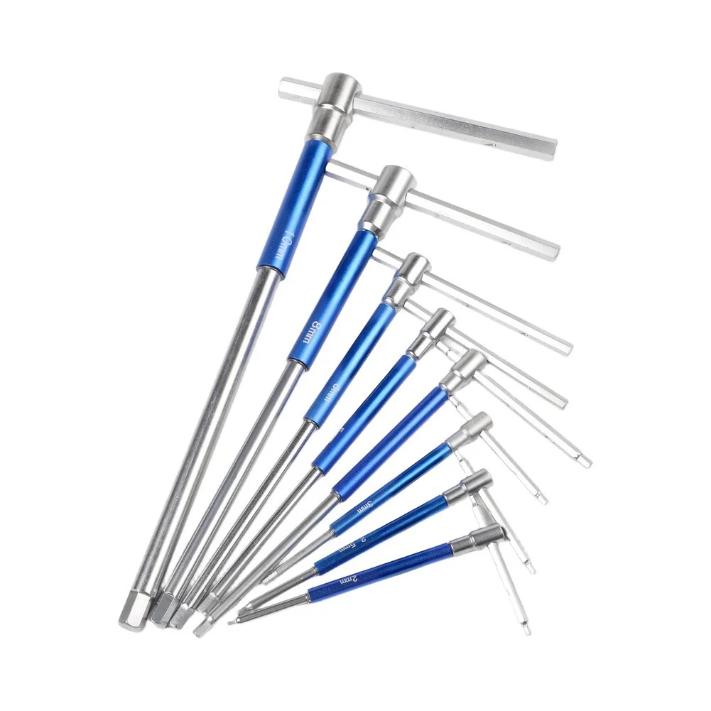 8 Piece For TL Type Wrench Set with Iron Frame for Organized Storage and Usage in Home and Professional Assembly Tasks