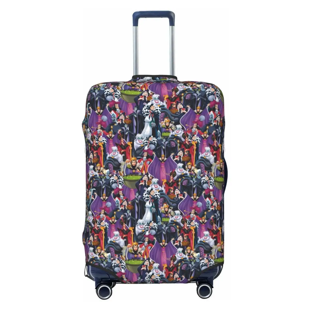 

Custom Evil Queen Villains Suitcase Cover Washable Hot Luggage Protective Covers for 18-32 inch