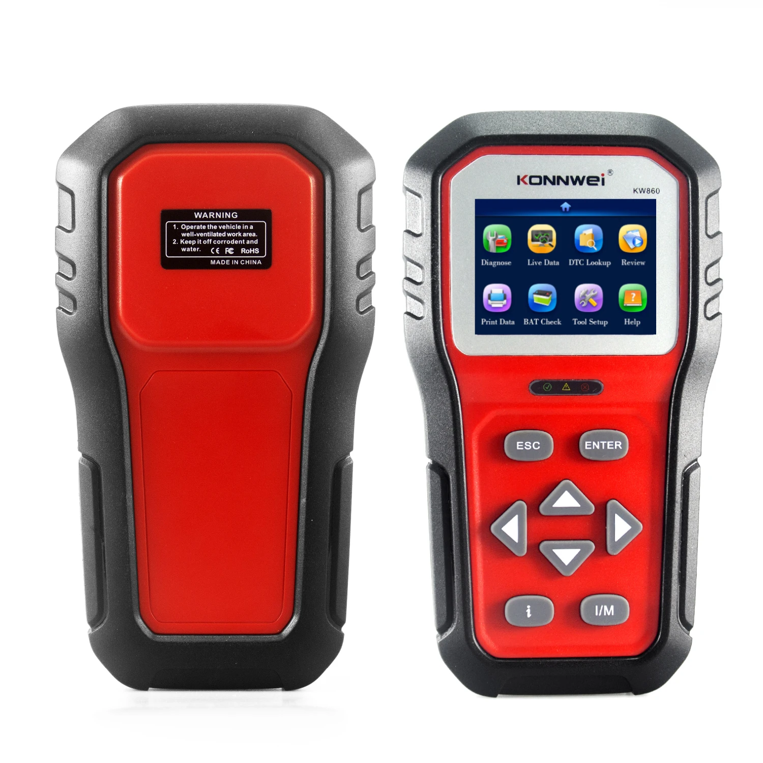 KW860 New Model 2020 Year - Unique Scanner KONNWEI Code Reader II Auto Diagnostic Code Scanner Car Engine Faul