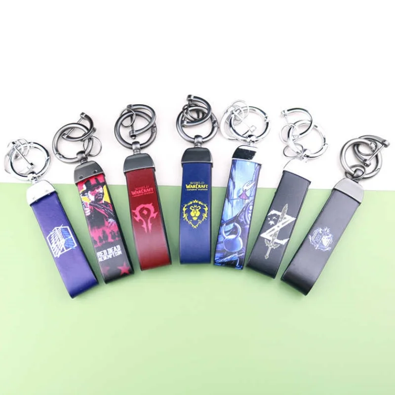 In Stock World Of Warcraft Metal Pendant Big Cousin Left Wheel Pendant Keychain R Star Game Merchandise Gift