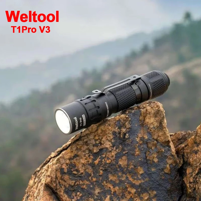 2025 新 Weltool T1Pro V3 AA/14500 EDC LED 懐中電灯ミニ懐中電灯