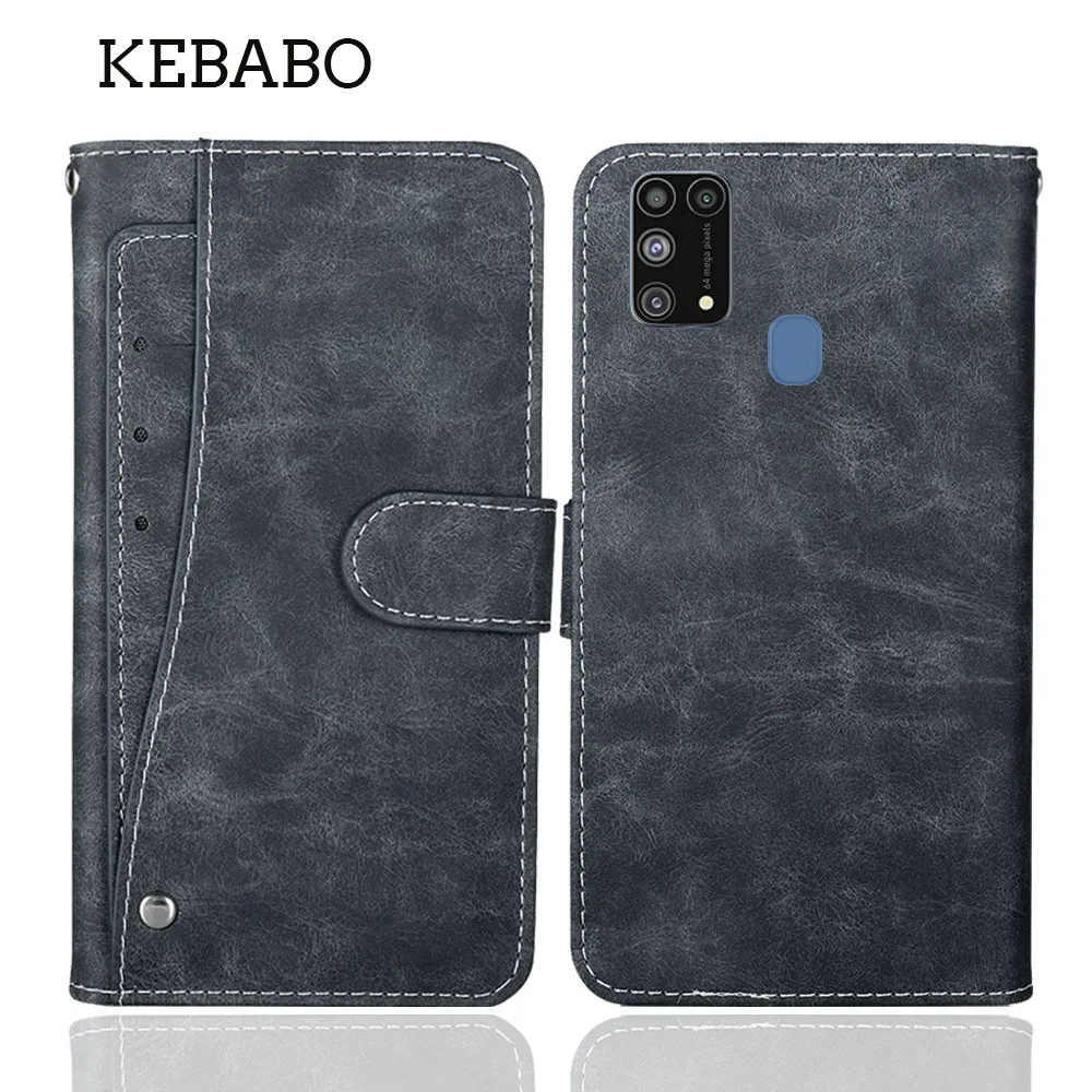 Leather Wallet For Samsung Galaxy M31 Case 6.4