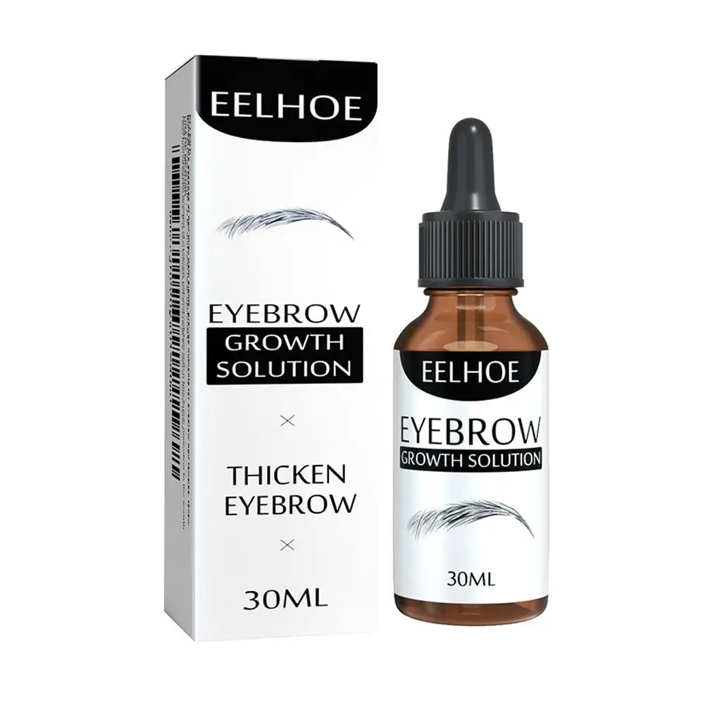 30ml Eyebrow Care Solution Natural Thick Curly Long Eyelash Increased Length Eyebrow Women's M5Q4