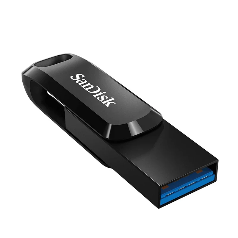SanDisk OTG Type-C USB 3.2 Gen 1 แฟลชไดรฟ์ 64GB 128G 256GB 512GB Ultra Dual Drive Go USB Type-C U Disk 150-400MB/s สําหรับ PC/Mac