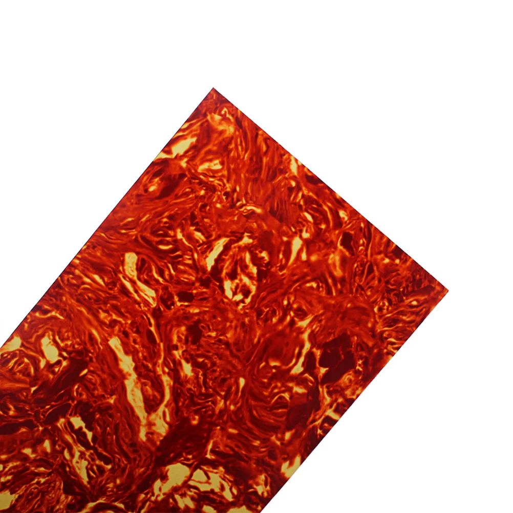 

Guitar Head Diffused Color Scratch Plate Dark Red Acoustic Pickguard Sheet Material Protective Film Easy Install Scratch