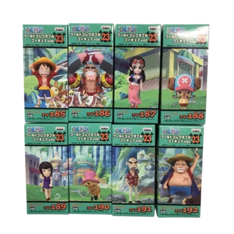 Genuine Bandai ONE PIECE WCF TV 23 25 Real and Fake Straw Hats Anime Action Model Figure Collectible Gift for Toys Hobbies Kids
