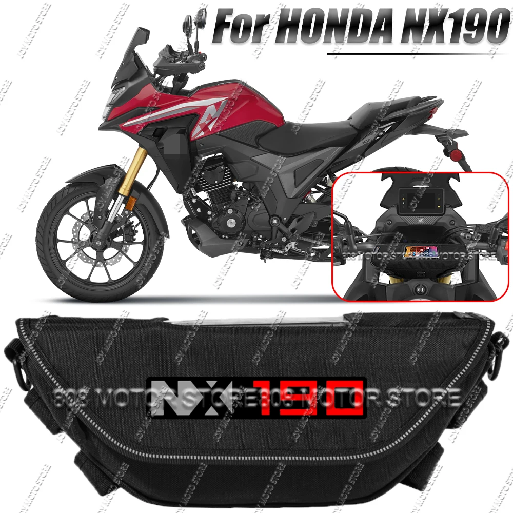 

Для мотоцикла Honda NX190 nx190: сумка для инструментов, водонепроницаемая и пыленепроницаемая, удобная дорожная сумка на руль.