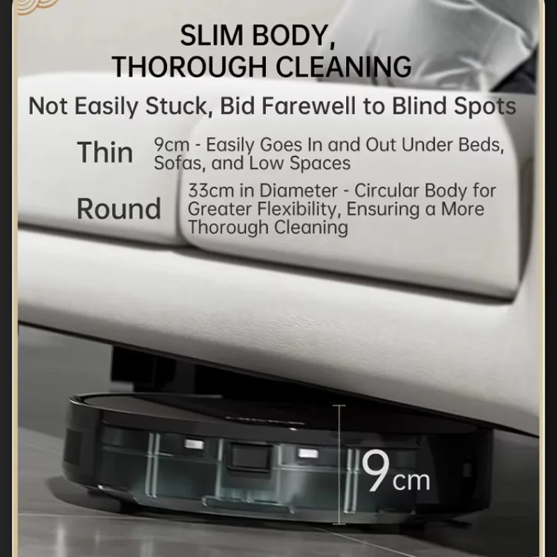 Smart Home Intelligent Robot Cleaner Supports Alexa and Google Assistant Voice Control Automatic Dust Collection Sweeping Robot