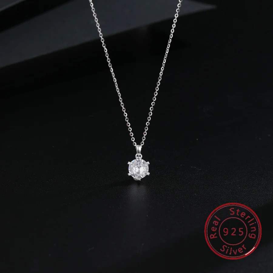 

Ожерелье из стерлингового серебра S925, весна/лето, женское легкое роскошное нишевое дизайнерское универсальное высококачественное серебряное ювелирное изделие