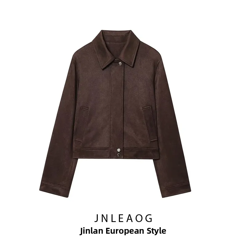 

JNLEAOG женское пальто Faion ort Jaet, осеннее новое пальто 8073254, женская верхняя одежда из полиэстера на молнии с застежкой-стойкой