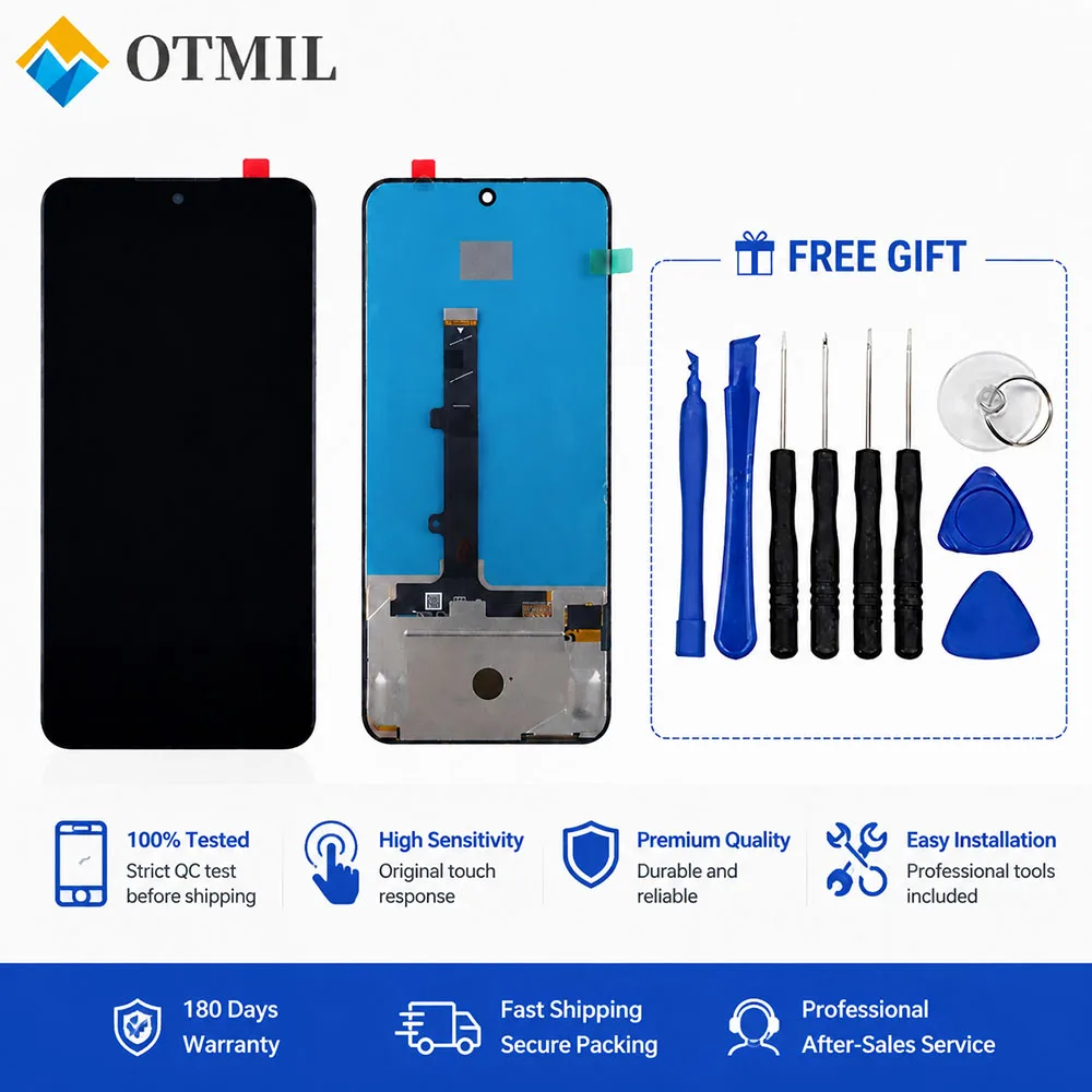 6.78” AMOLED Ori For Infinix Hot 50 Pro 4G LCD Display Screen Touch Digitizer For Infinix X6881 Display With Frame With Tools