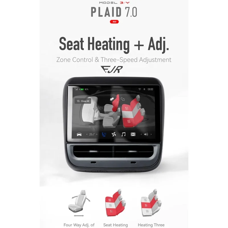 لنظام الترفيه الخلفي PLAID7.0 إصدار 4G 4+64G ثماني النواة قوي عالي السرعة #4