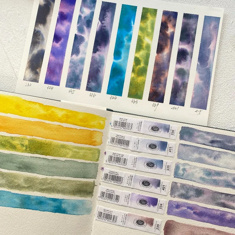 

Одноцветная однотонная акварельная краска RS Artist, полный блок, ручная многослойная цветная акквариум, профессиональная живопись, товары для рукоделия