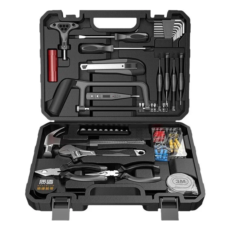 

Toolbox Industrial grade household, multi-functional hardware electrician storage box set