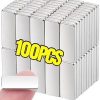 Mini Magnet Block Strong Neodymium Magnetic Sheets Powerful Heavy Duty Tiny Magnets Bar For Fridge Whiteboard Sticker DIY Crafts