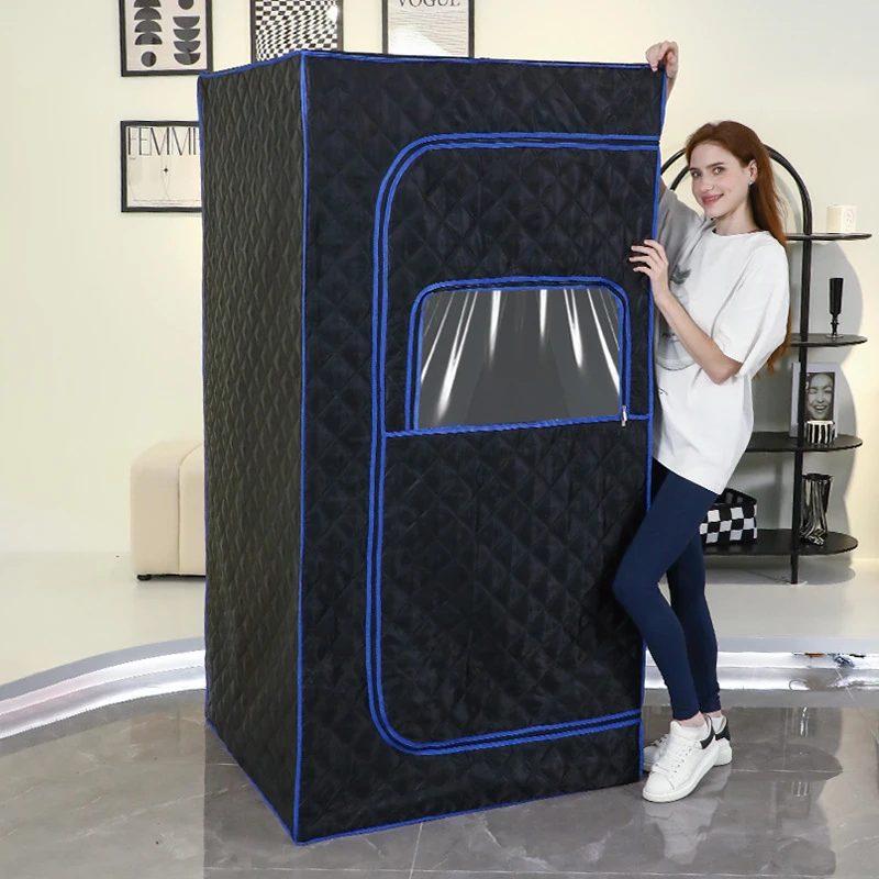 Folding sauna room sauna bath box full-body type sweat box home use