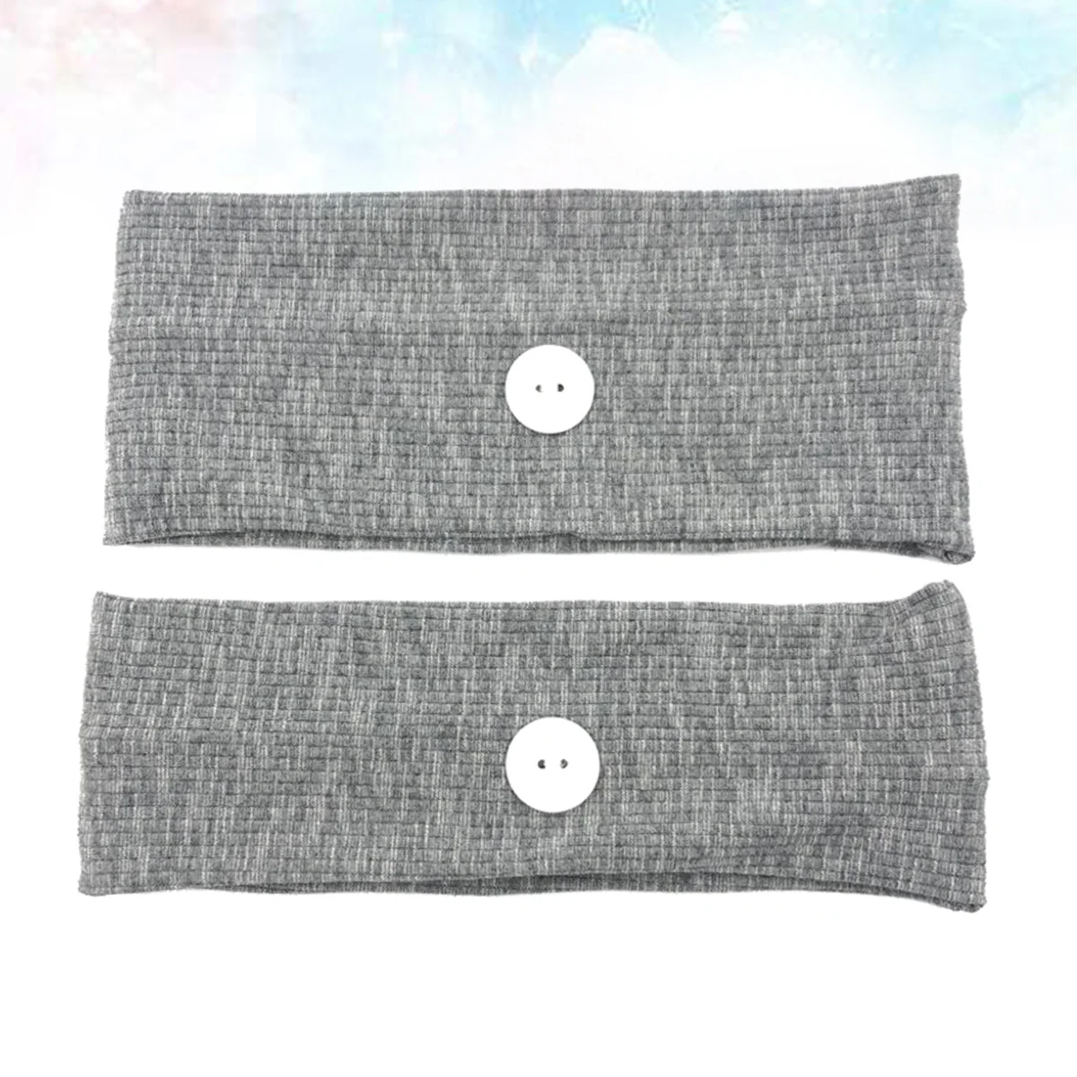 

2Pcs Yoga Headbands Sweat Absorption Elastic Hairband for Sports Running Pilates Style Comfortable Fit for Women