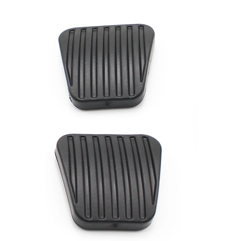 560808 2PCS Brake Clutch Pedal Pad Covers For Opel Vauxhall Corsa Vectra A B Kadett Tigra Astra F Calibra