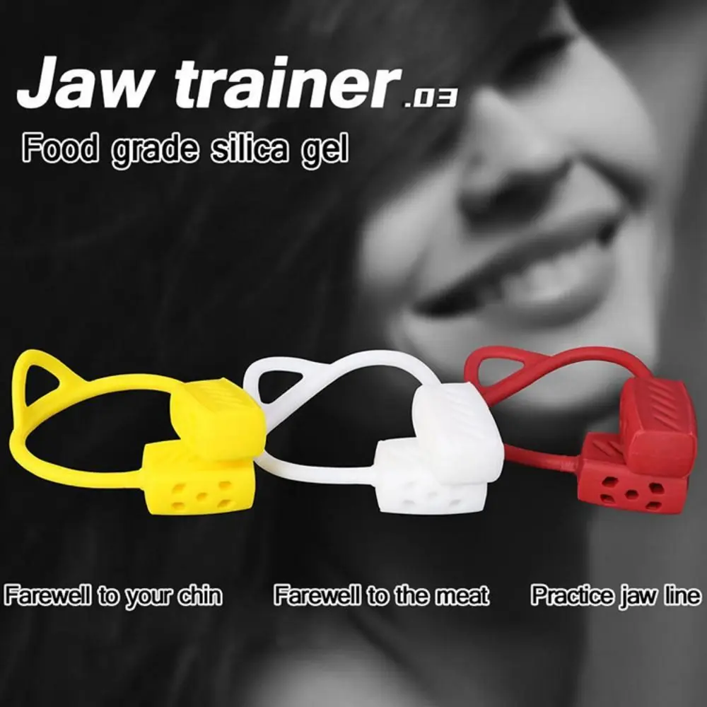 Novo 30/40/50lbs exercitador de mandíbula atualizado gel de sílica de qualidade alimentar tonificação de pescoço beleza mulheres homens rosto muscular trainin