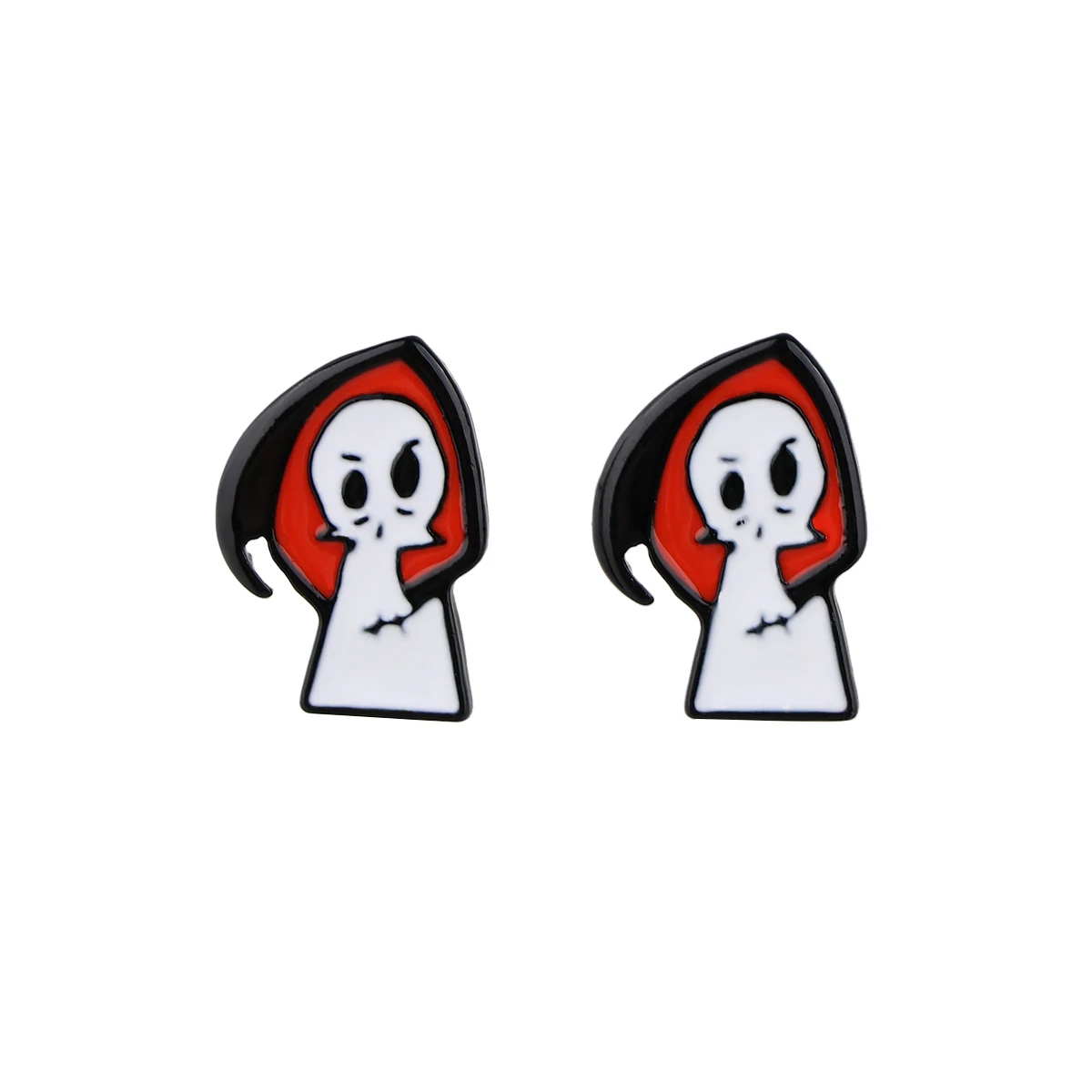 Halloween Horror Theme Earrings Ghost Stainless Steel Piercing Earrings for Girls Women Cosplay Jewelry Accessories Gifts