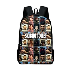 Skibidi Toilet Backpack 2023 New Rucksack School Bag Adult Kids Bags Unisex Backpack Daypack Harajuku Bags