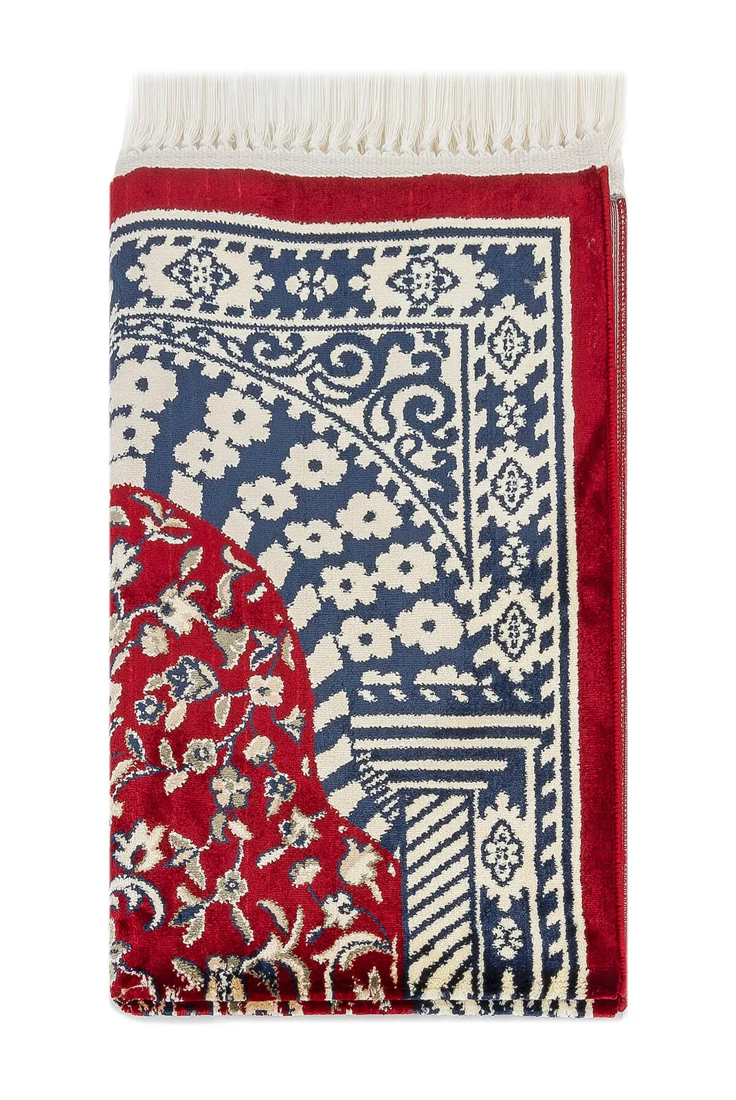 Ravza Patterned Carpet Prayer Red Muslim Islam Sheet Prayer Mat Holy Quraan Islamic Mats