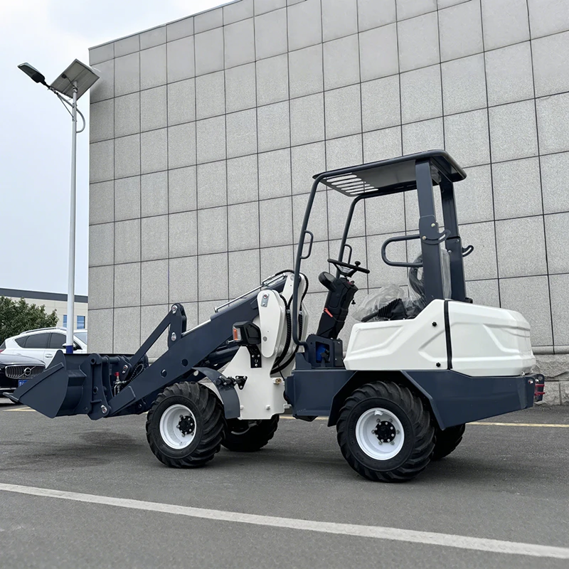 

CE Certified Electric Compact Loader for Yard & Farm. Factory Price with Customized Design, High Performance Mini Payloader.