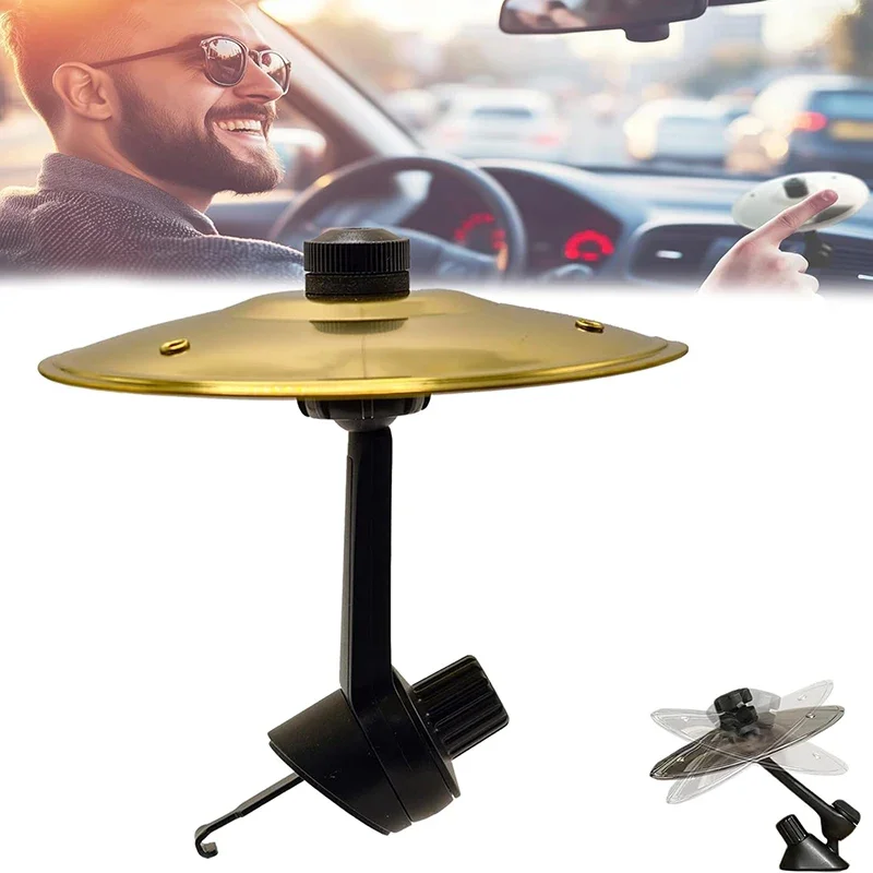 Car Crash Cymbal Car Drum Cymbal Air Vent Easy Clip-On Mini Cymbal For Music Lovers Suitable For All Types Of Vehicles