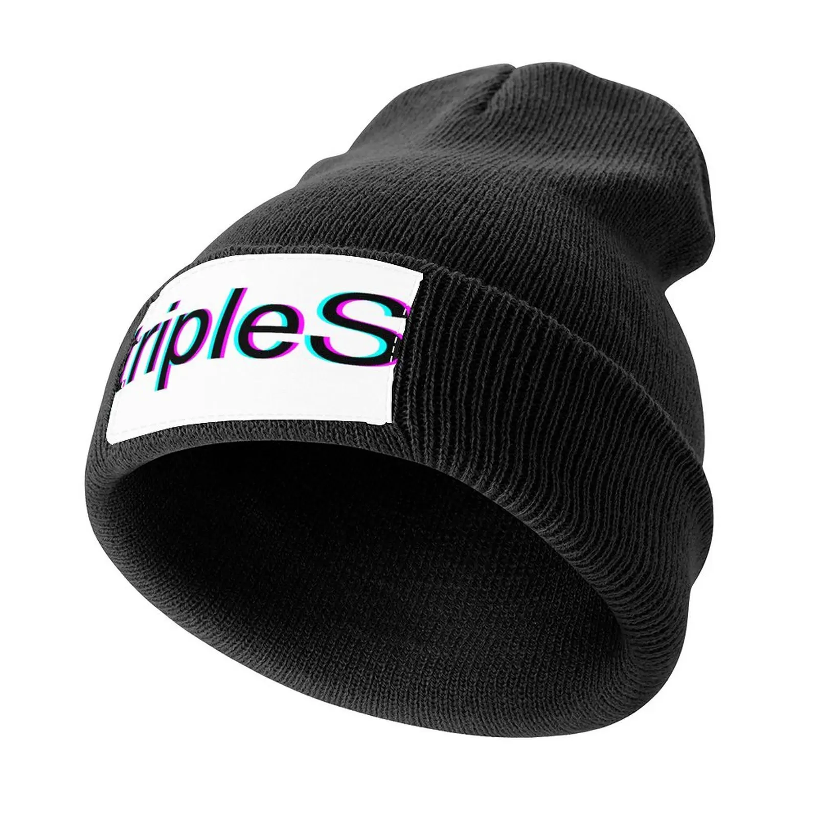 TripleS Kpop Girl Group glitch static logo Knitted Cap Hat Man Luxury Sunhat funny hat Gentleman Hat Man Women's