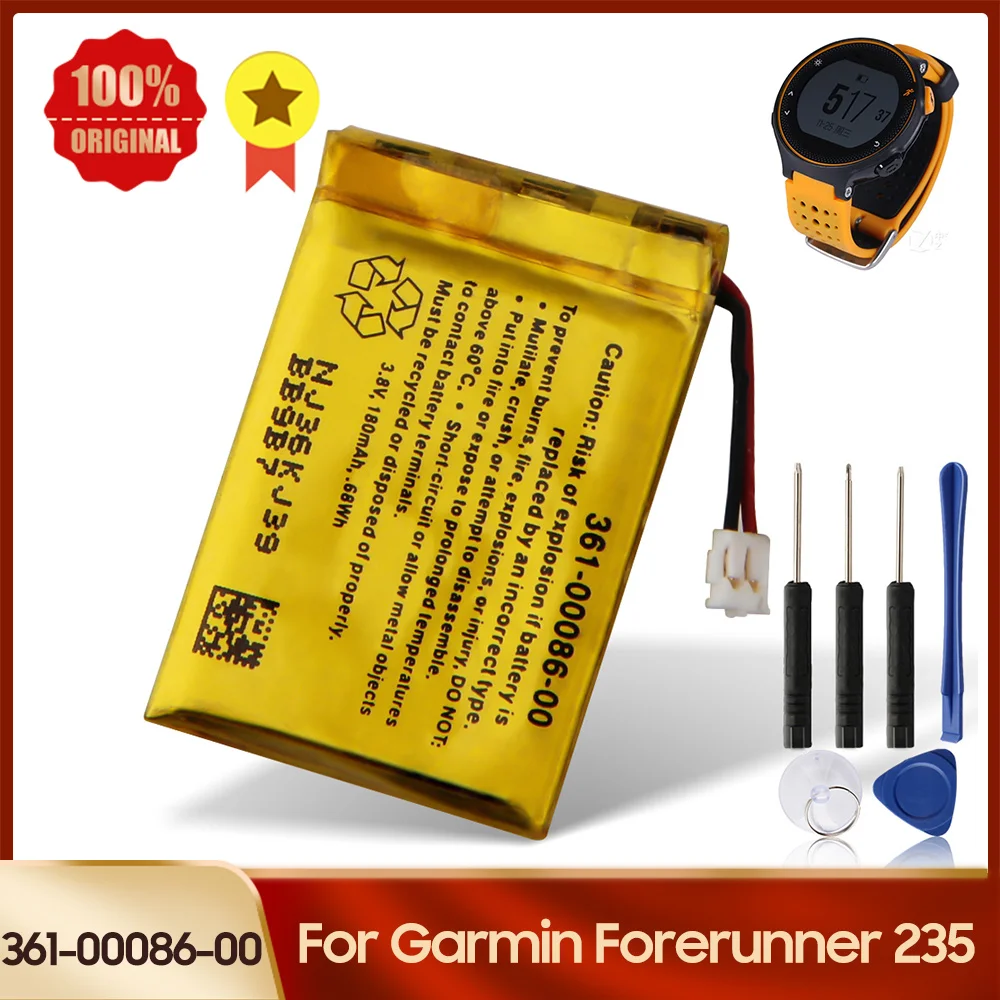 Production in 2024 Replacement Battery 361-00086-00 361-00086-10 For Garmin Forerunner 235 220 225 630 645 735 Vivoactive 4 4S